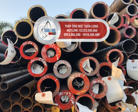 Thép ống đúc Nhật nhập khẩu hàng hạ bãi ngày (08/11/2019 ại kho Công Ty Tuấn LOng