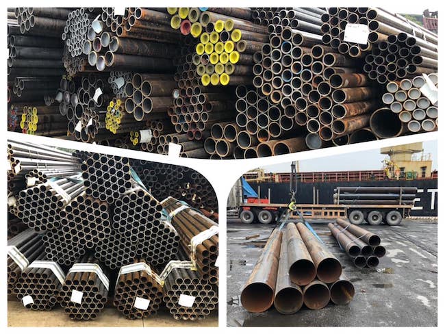 Thép ống đúc sản xuất tại nhà máy INJIN Hàn Quốc nhập khẩu khẩu và hạ bãi (14/12/2018) !