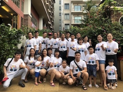 Cán bộ công nhân viên Công Cty Tuấn Long du lịch tại Thái Lan